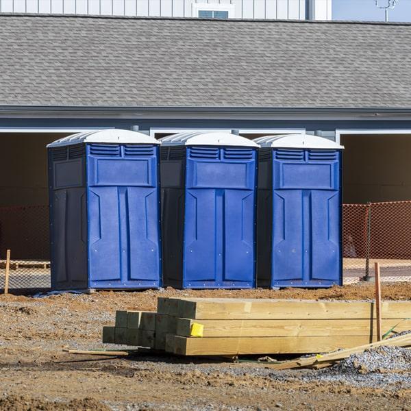 Heavy-duty construction site porta potty in Wyoming, Michigan